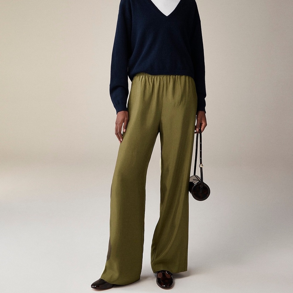 J CREW cc472 Stratus pant in textured satin size xxl - Picture 2 of 7